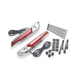 Lighted Saddlebag Hinge Covers / ’23.5-up H-D Touring - COMING SOON Red / Chrome Accessory