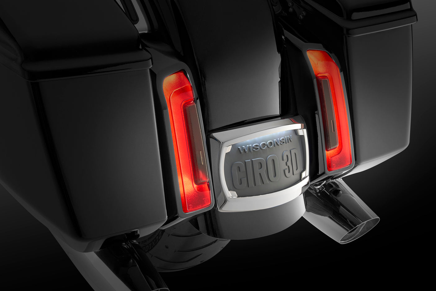 Curved Frame with LED Plate Light