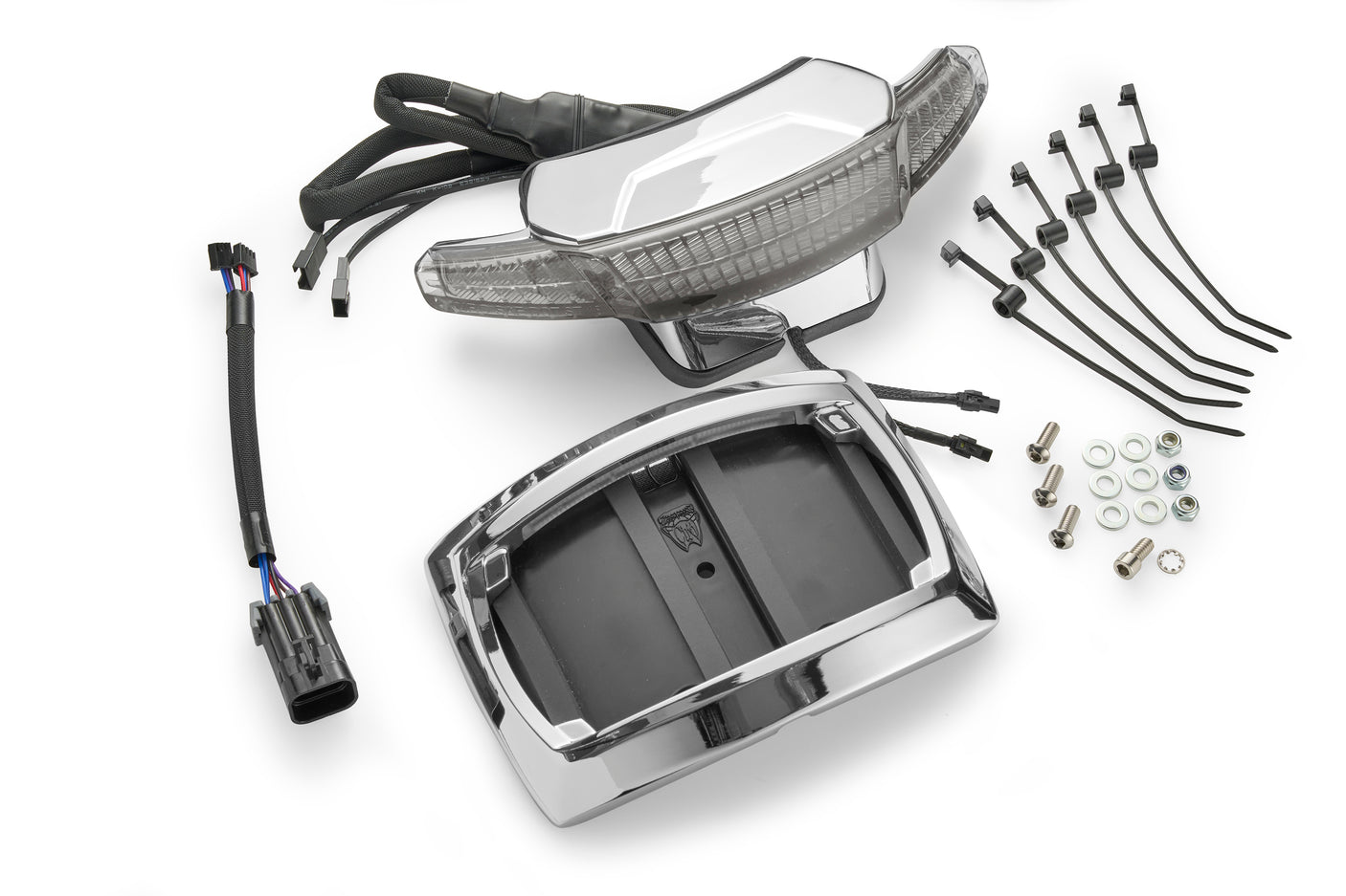 Latitude Tail Light & Plate Mount + Lightstrike® for Indian - COMING SOON