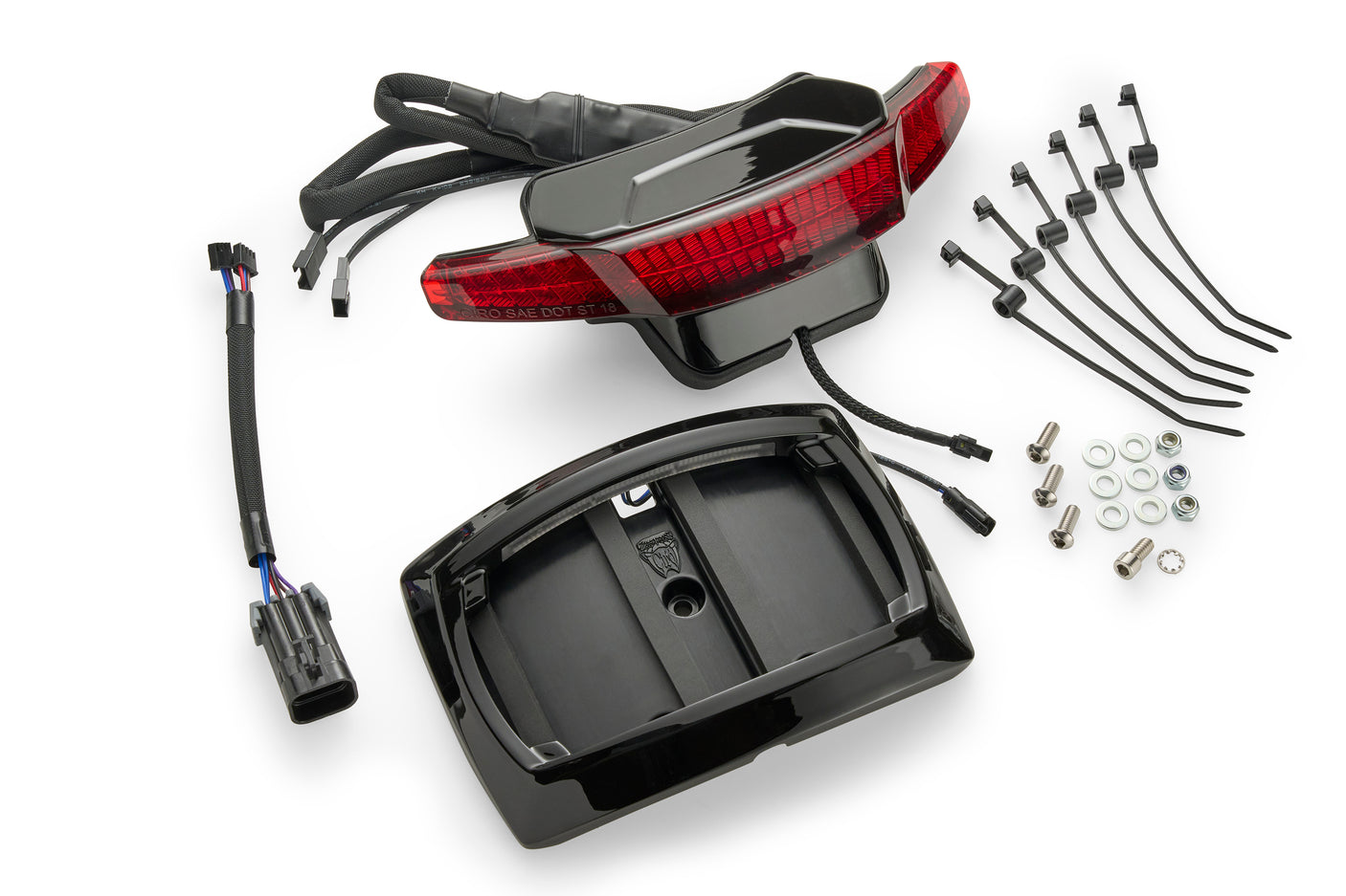 Latitude Tail Light & Plate Mount + Lightstrike® for Indian - COMING SOON