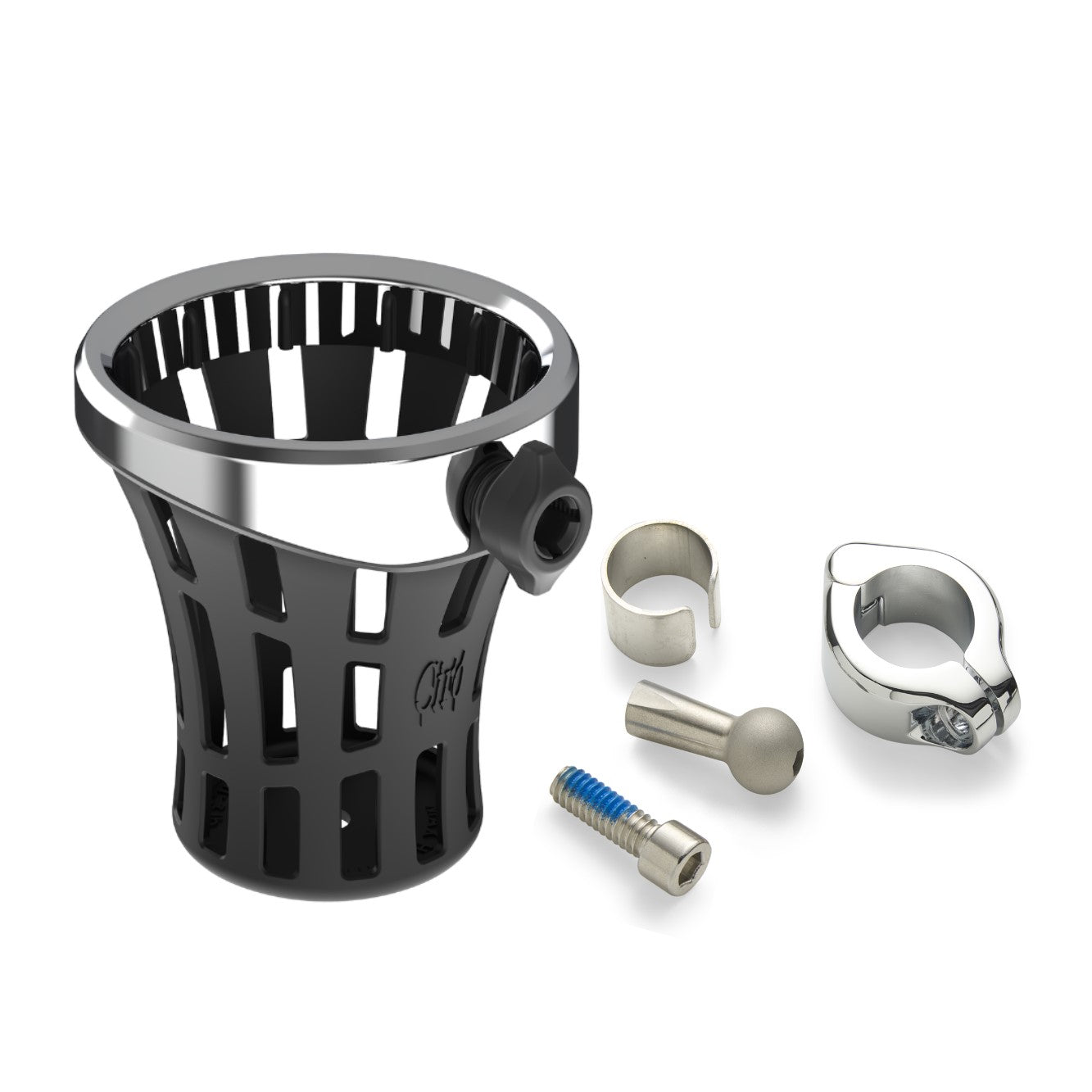 ROIstyle 332racingteam＆GIANT xcx RS-2 Big Ass Drink Holder with Aluminum Clamp Mount | CIRO | Universal