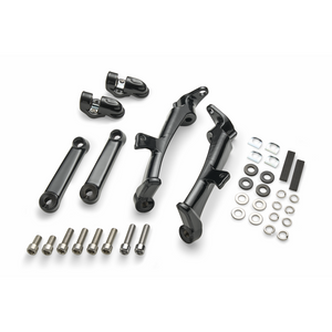 Frame Mounted Adjustable Highway Peg Mount Kit - COMING SOON - Black / Standard - Accessory