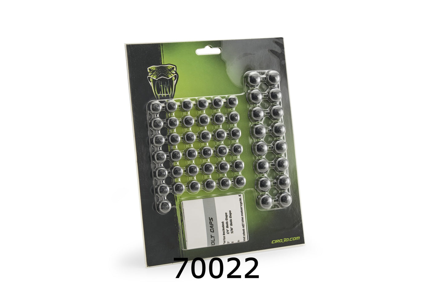 Diamond Cut Bolt Cap Kits for M8