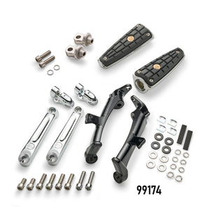 Frame Mounted Adjustable Highway Peg Mount Kit