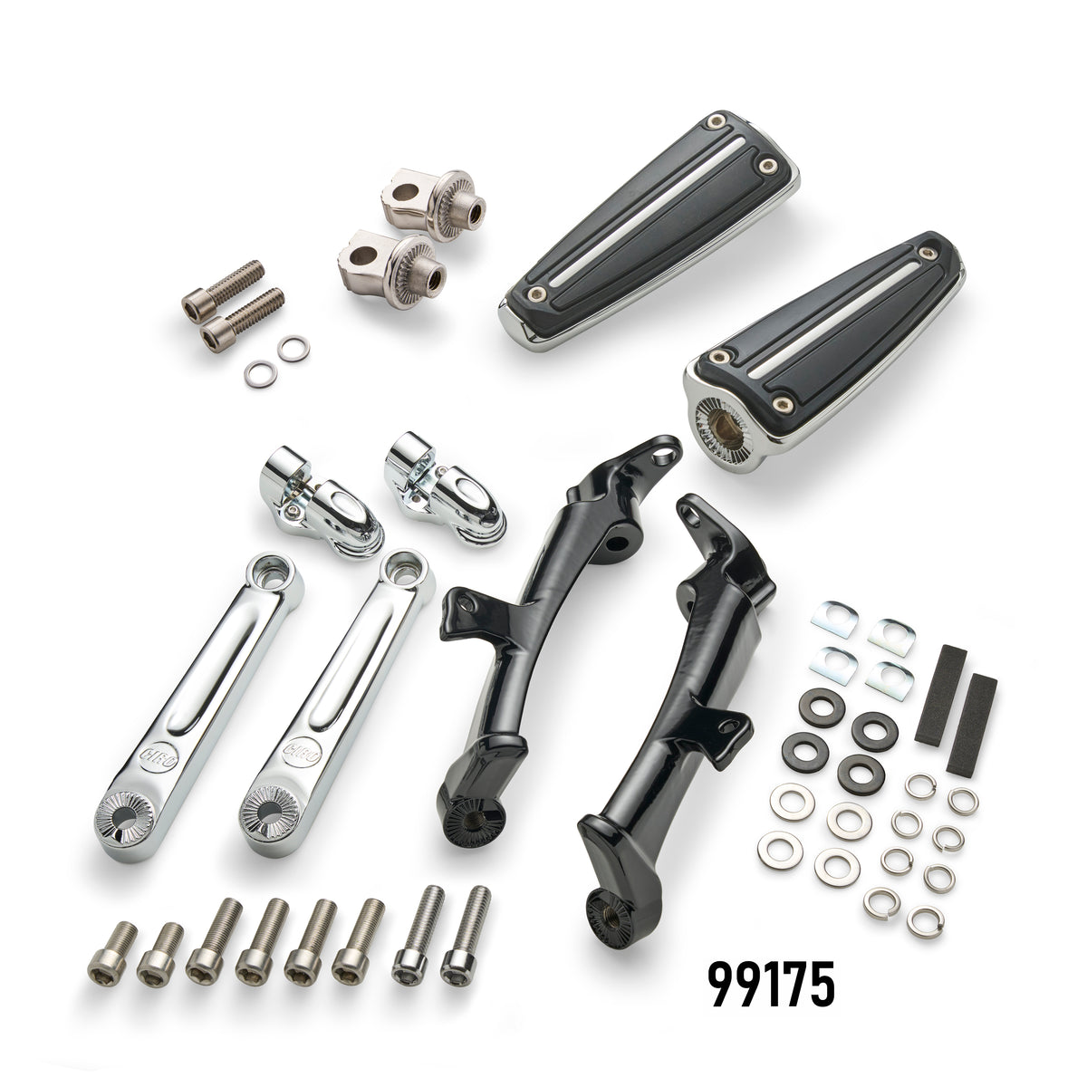 Frame Mounted Adjustable Highway Peg Mount Kit
