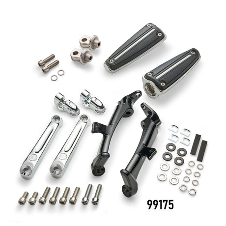 Frame Mounted Adjustable Highway Peg Mount Kit