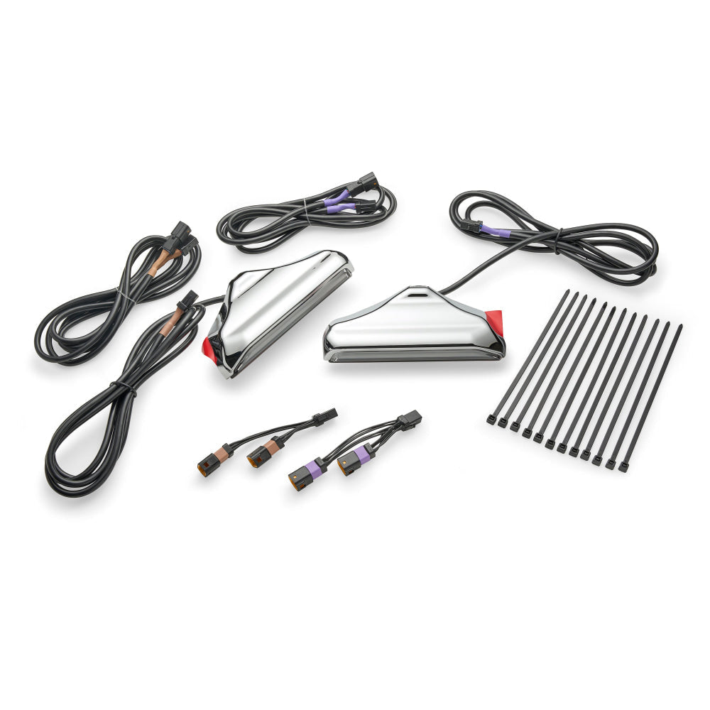 Fork Nav Lights for ’23.5-up H-D Touring - COMING SOON Chrome Accessory