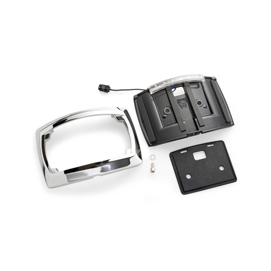 アクセサリー chiro Curved Frame with LED Plate Light | Harley-Davidson