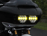 Destroyer® Headlight Kit by Denali for '15-'23 Road Glide