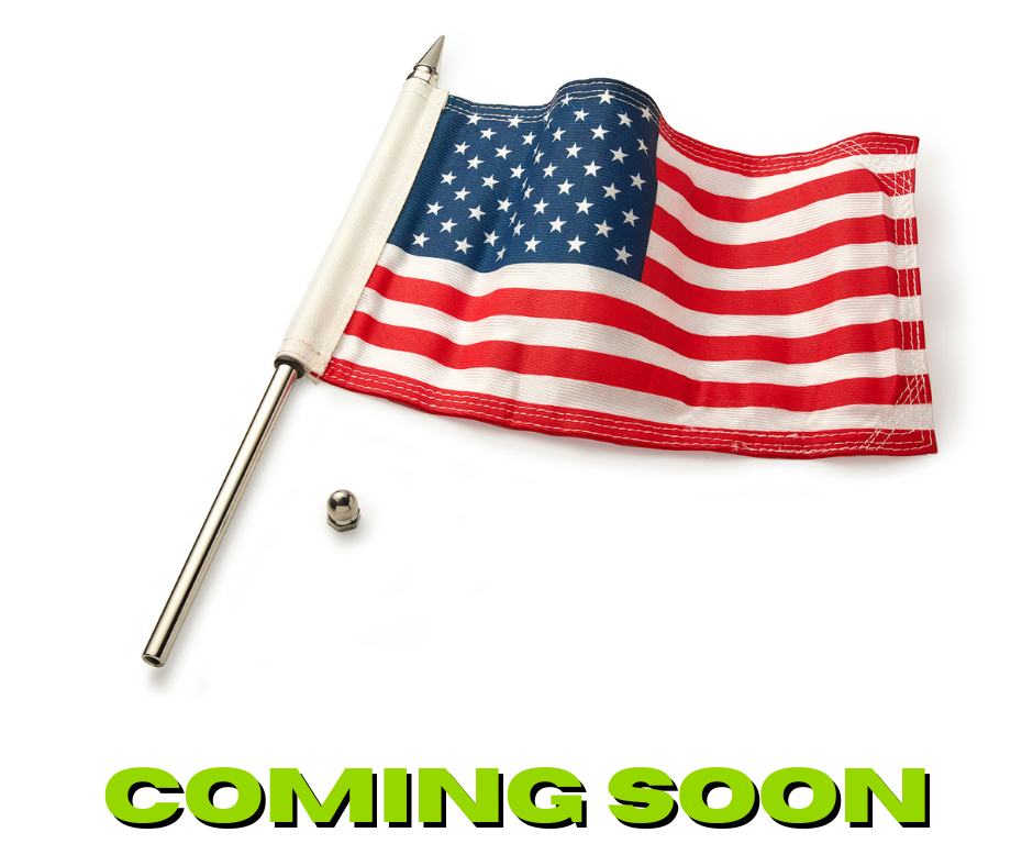 Flag Pole with American Flag