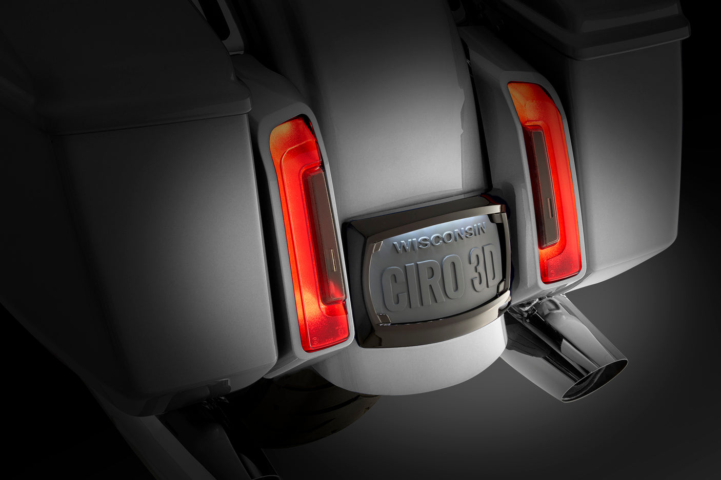 Curved Frame with LED Plate Light
