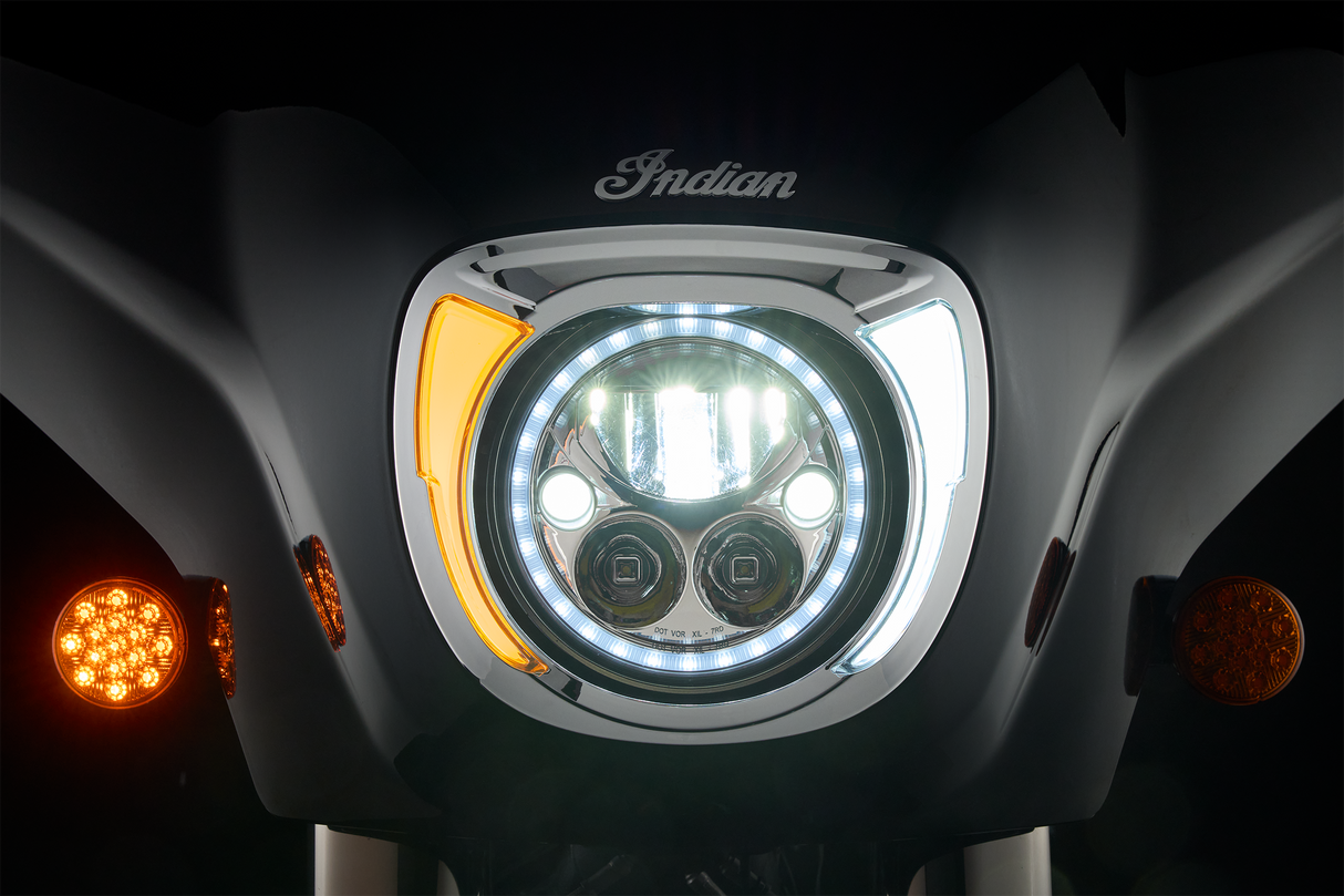 Fang® Headlight Bezel for Indian Chieftain