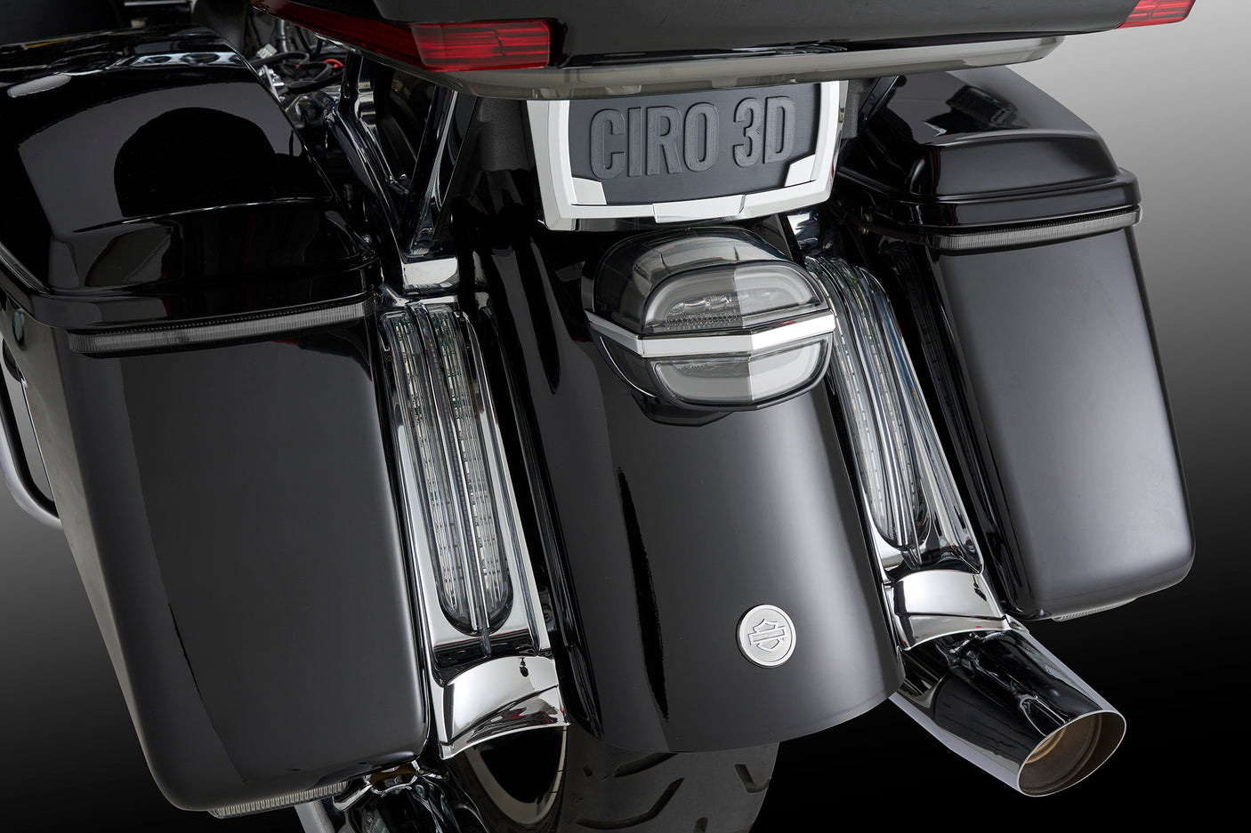 Filler Panel Lights for Ultra and Road King with AMBER Turn Signals