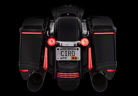 Ciro Led Bag Blades Saddlebag Lights for Harley-Davidson Street Glide, Road Glide, Ultra, Limited
