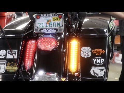 Filler Panel Lights for Ultra and Road King with AMBER Turn