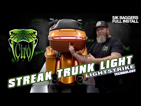 Streak Trunk Light with Lightstrike | Ciro | For Harley-Davidson