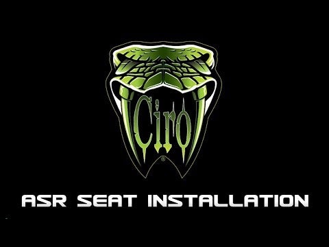 ASR Passenger Pillion Seat Ciro For Harley Davidson