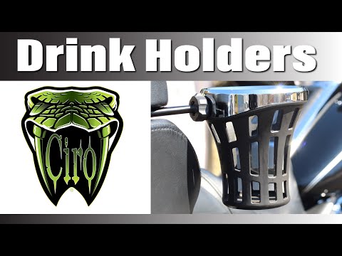 Drink Holders With Aluminum Clamp Mount