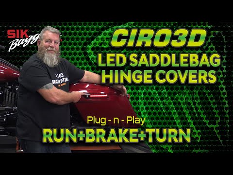 LED Lighted Saddlebag Hinge Covers – Ciro