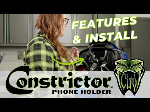 Constrictor Phone Holder with Offset Perch Mount | CIRO