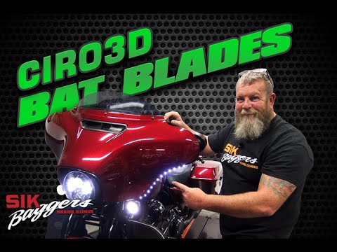 Bat Blades LED Lights Ciro For Harley Davidson