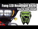 Fang® LED Headlight Bezel for '15-'23 Road Glide