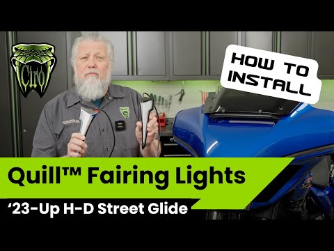 Quill™ LED Fairing Lights / '23.5-up H-D Street Glide