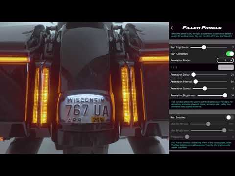 Filler Panel Tail Lights for '23.5-up Touring