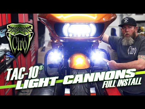 TAC-10 Light Cannons for Street Glide – Ciro