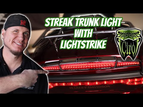 Streak Trunk Light with Lightstrike Ciro For Harley Davidson