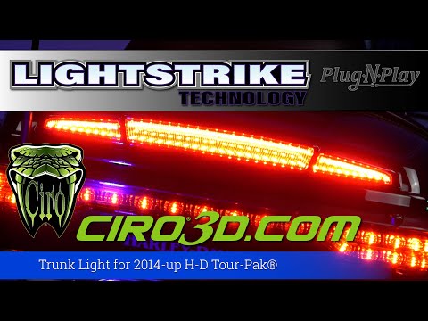 Streak Trunk Light with Lightstrike Ciro For Harley Davidson