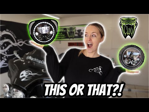 Fang LED Headlight Bezel | CIRO | Harley – Ciro