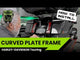 Curved Frame with LED Plate Light / '23.5-up & '09-'22 CVO H-D Touring