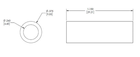 Perch Mount Extended Spacer and Bolt Kit