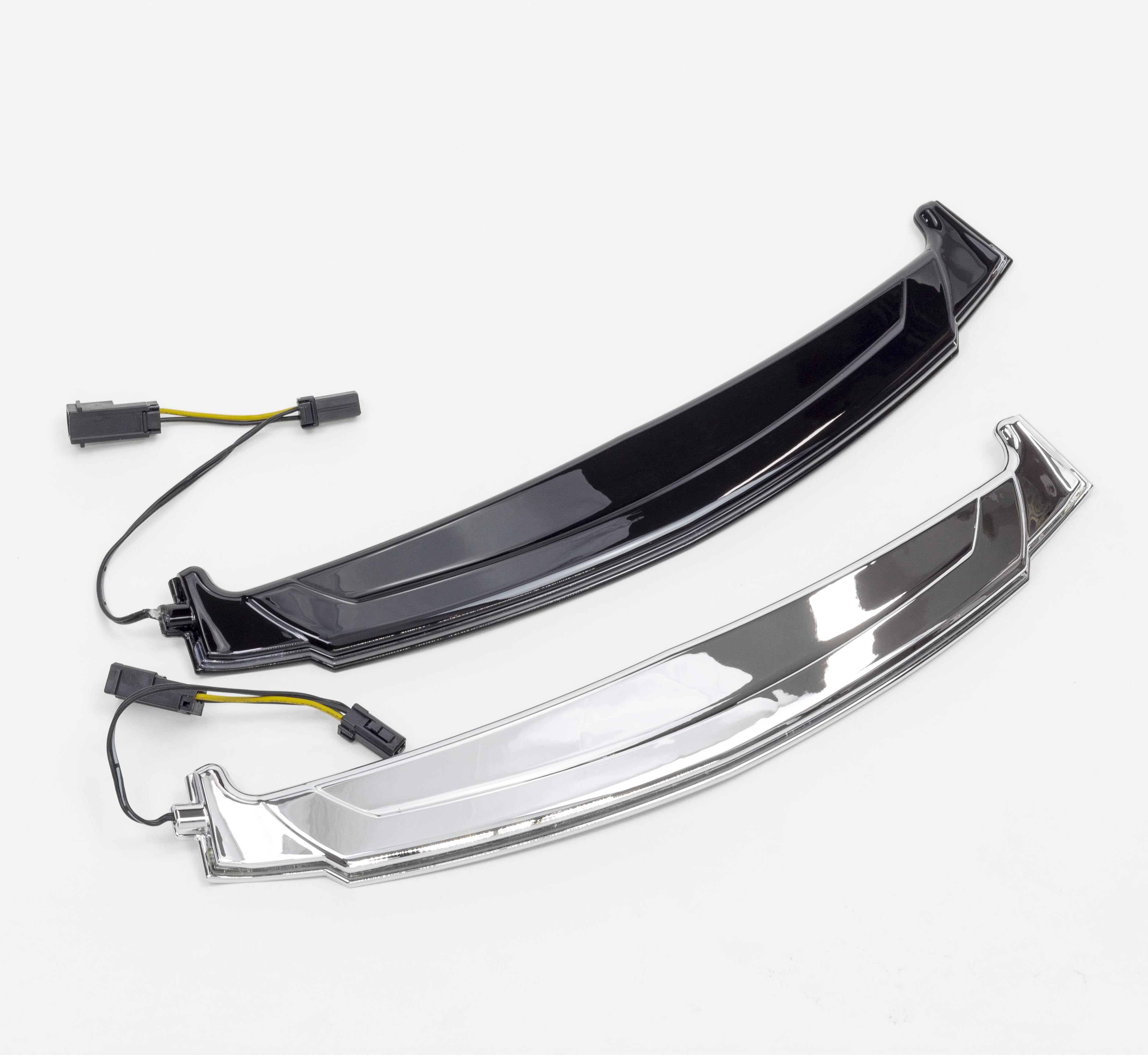 Lighted Vent Trim Ciro For Harley Davidson Road Glide