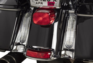 Filler Panel Lights For Ultra And Road King With All Red Leds In Chrome Or Black / Clear 14-Newer