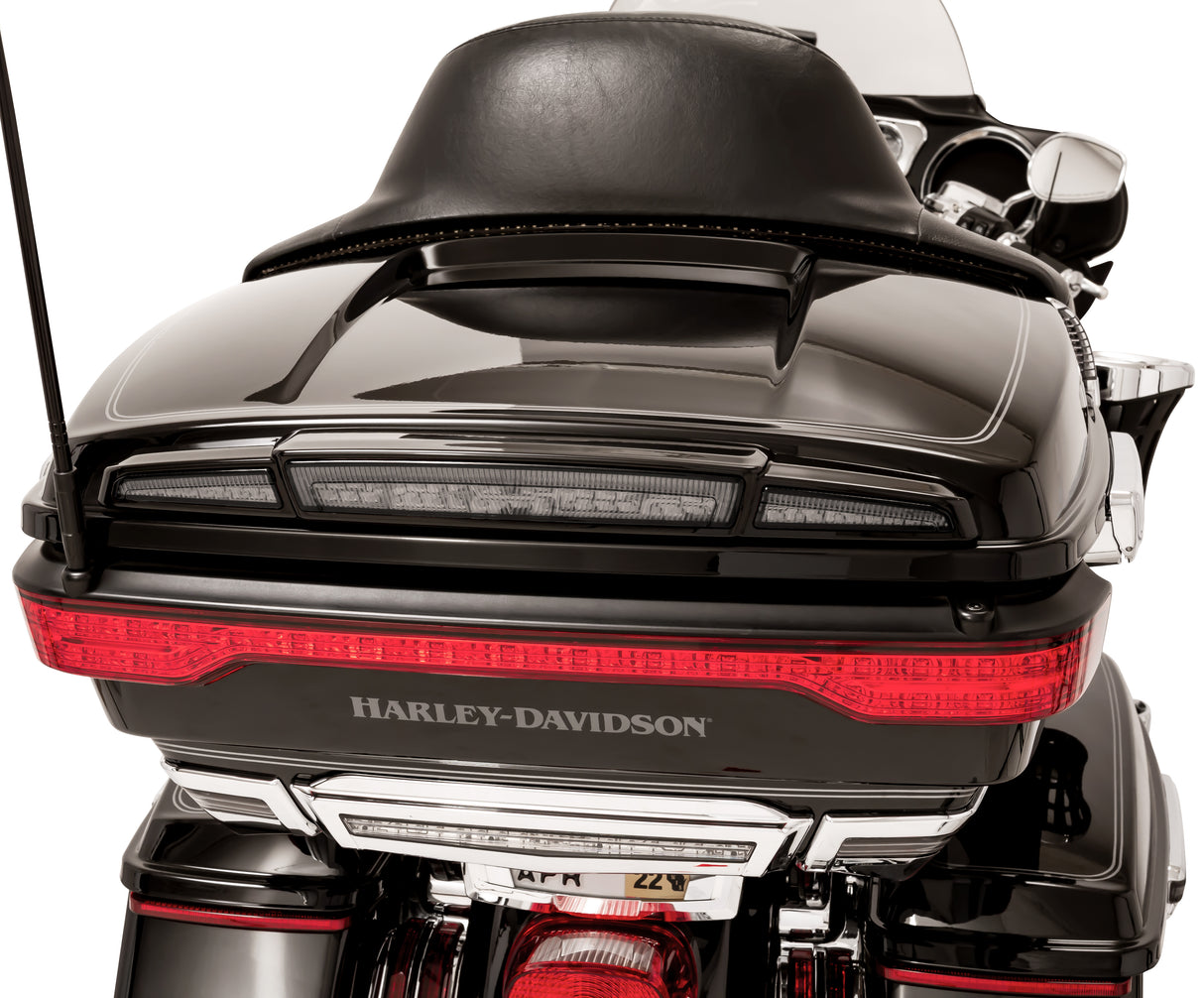 Streak trunk light with Lightstrike  | Ciro | For Harley-Davidson | Smoked lens with black body