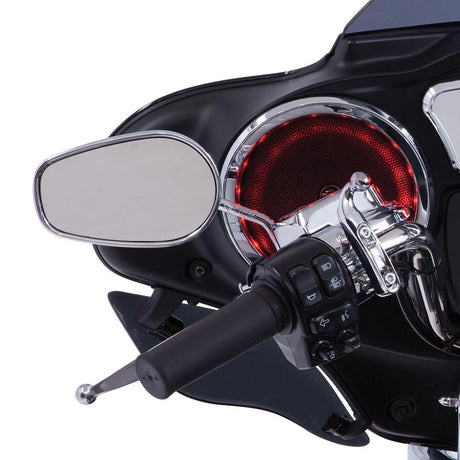 Ciro Multi-Color Led Speaker Accent for Haley-Davidson, Street Glide, Ultra, Limited, in red