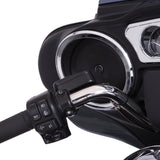 Ciro Chrome Speaker Covers For Harley-Davidson