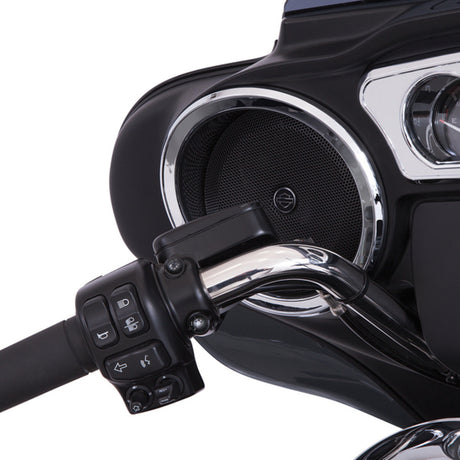 Ciro Chrome Speaker Covers For Harley-Davidson