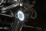Fang® White Halo Front Signal Light Inserts With Bezel (Dual Circuit)