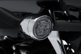 Fang® White Halo Front Signal Light Inserts With Bezel (Dual Circuit)