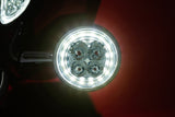 Fang® White Halo Front Signal Light Inserts With Bezel (Dual Circuit)