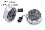 Fang® White Halo Front Signal Light Inserts With Bezel (Dual Circuit)