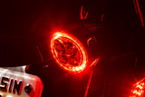 Fang® Rear Signal Light Inserts With Bezel (Dual Circuit)