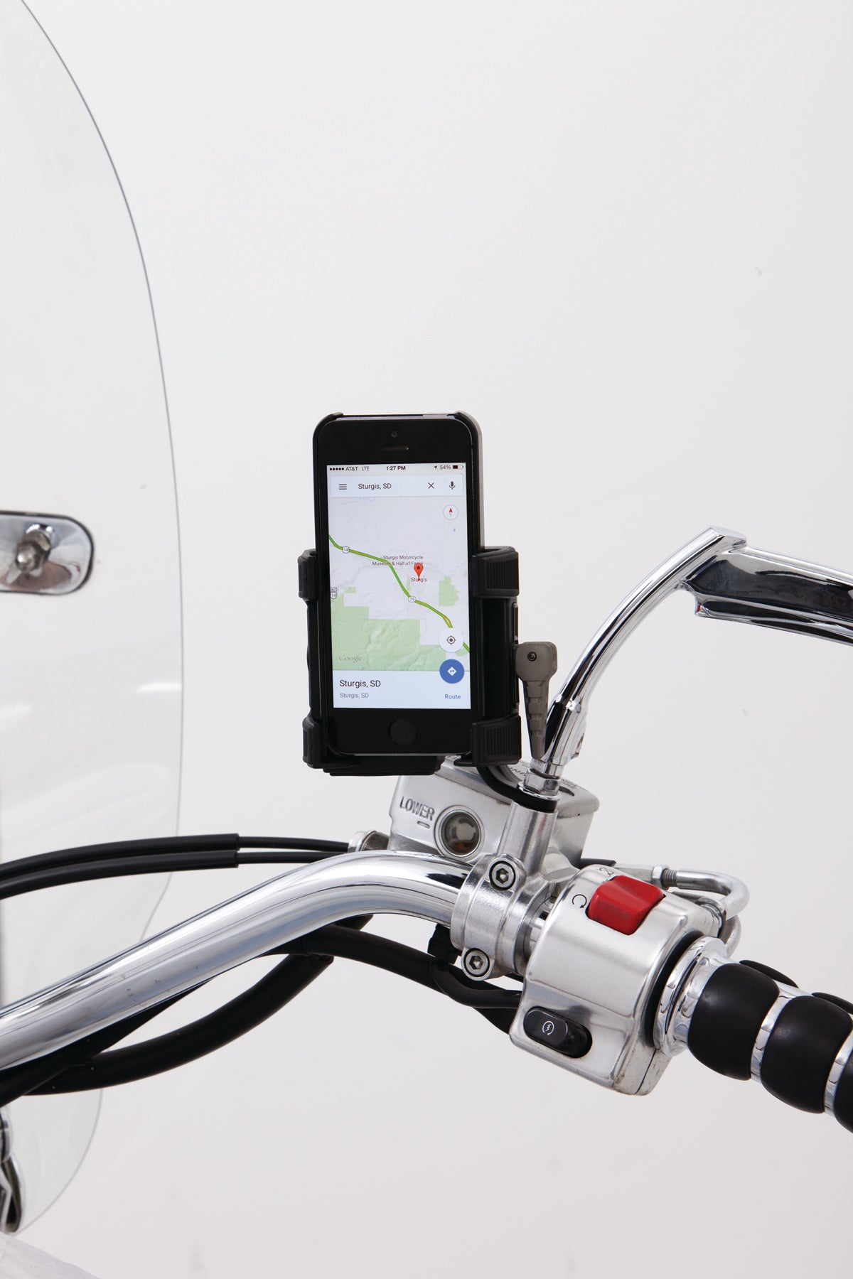 Smartphone / GPS Holder Standard or Premium With Mirror Mount