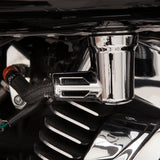 Chrome Fuel Fitting Cover