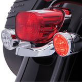 Fang rear red LED turn signal with chrome bezel | Ciro