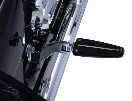 Rail Footpeg 1/2" D Male Mount | For Harley-Davidson  | Highway Pegs, Black