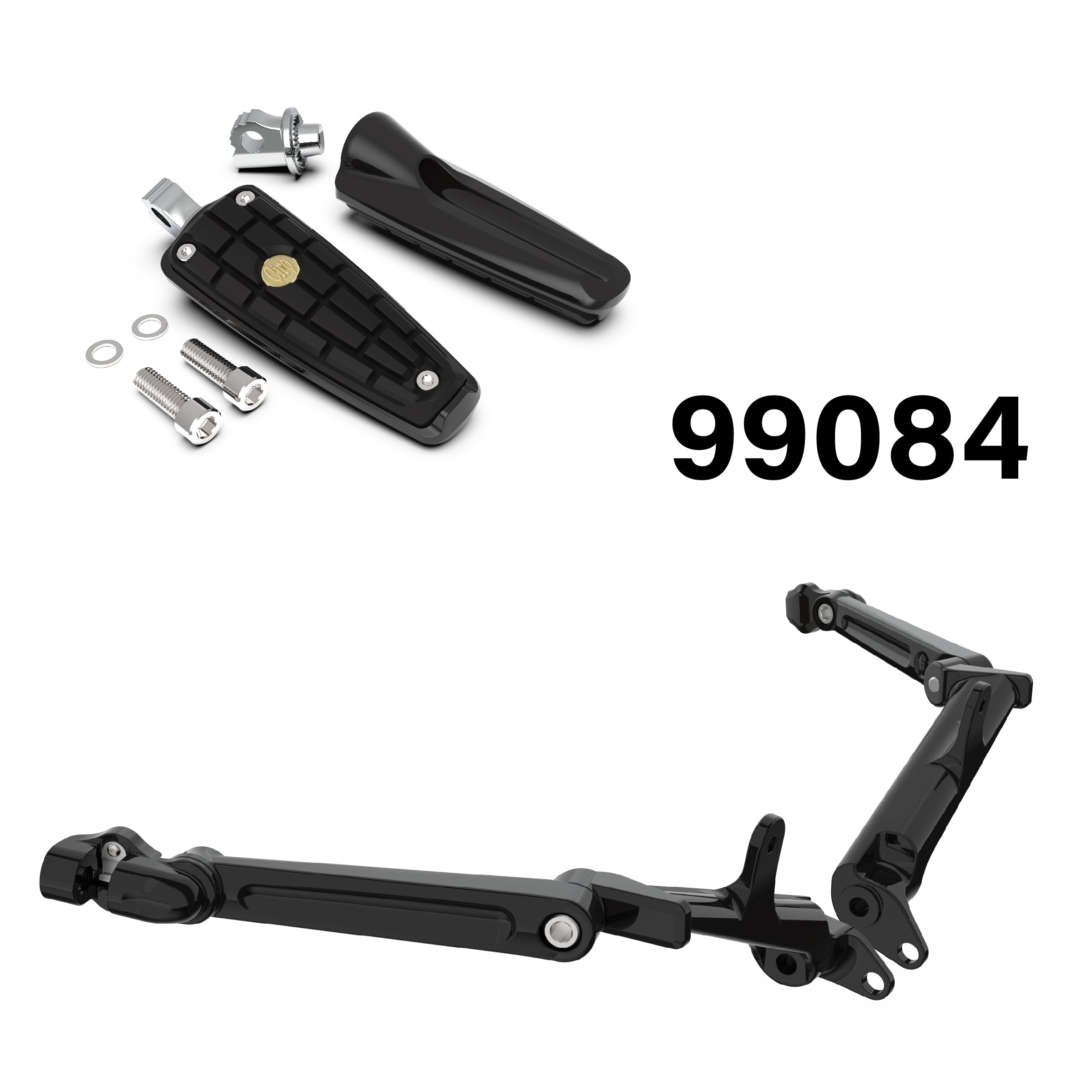 Frame Mounted Adjustable Highway Peg Mounts Kits Ciro